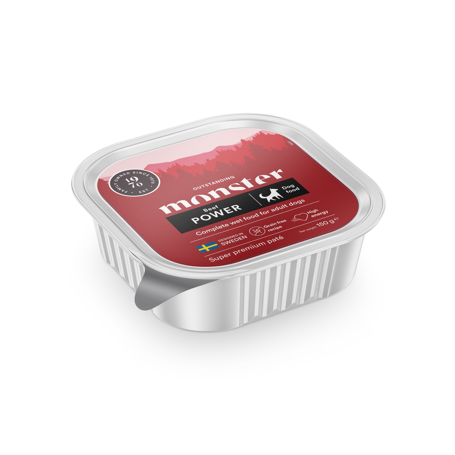 Monster Dog Power Beef Paté