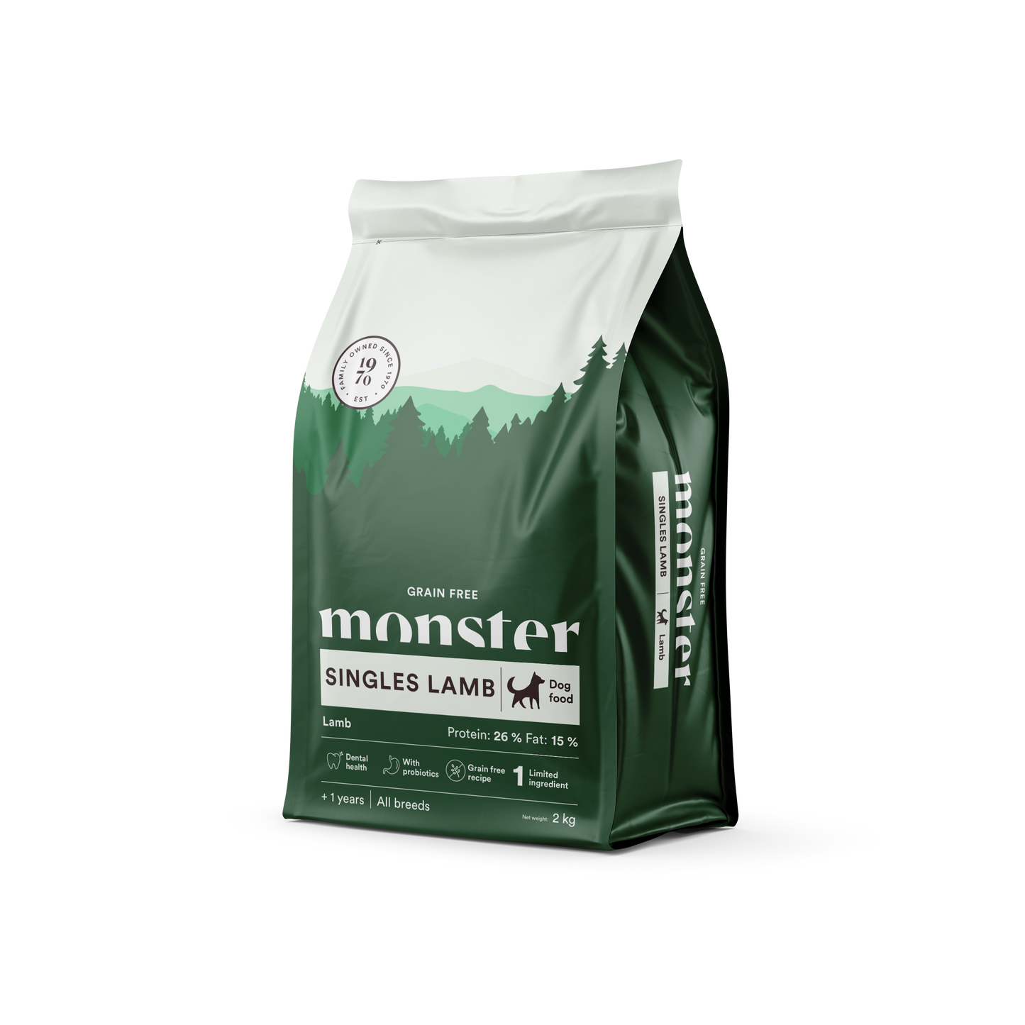 Monster Grain Free Singles Lamb