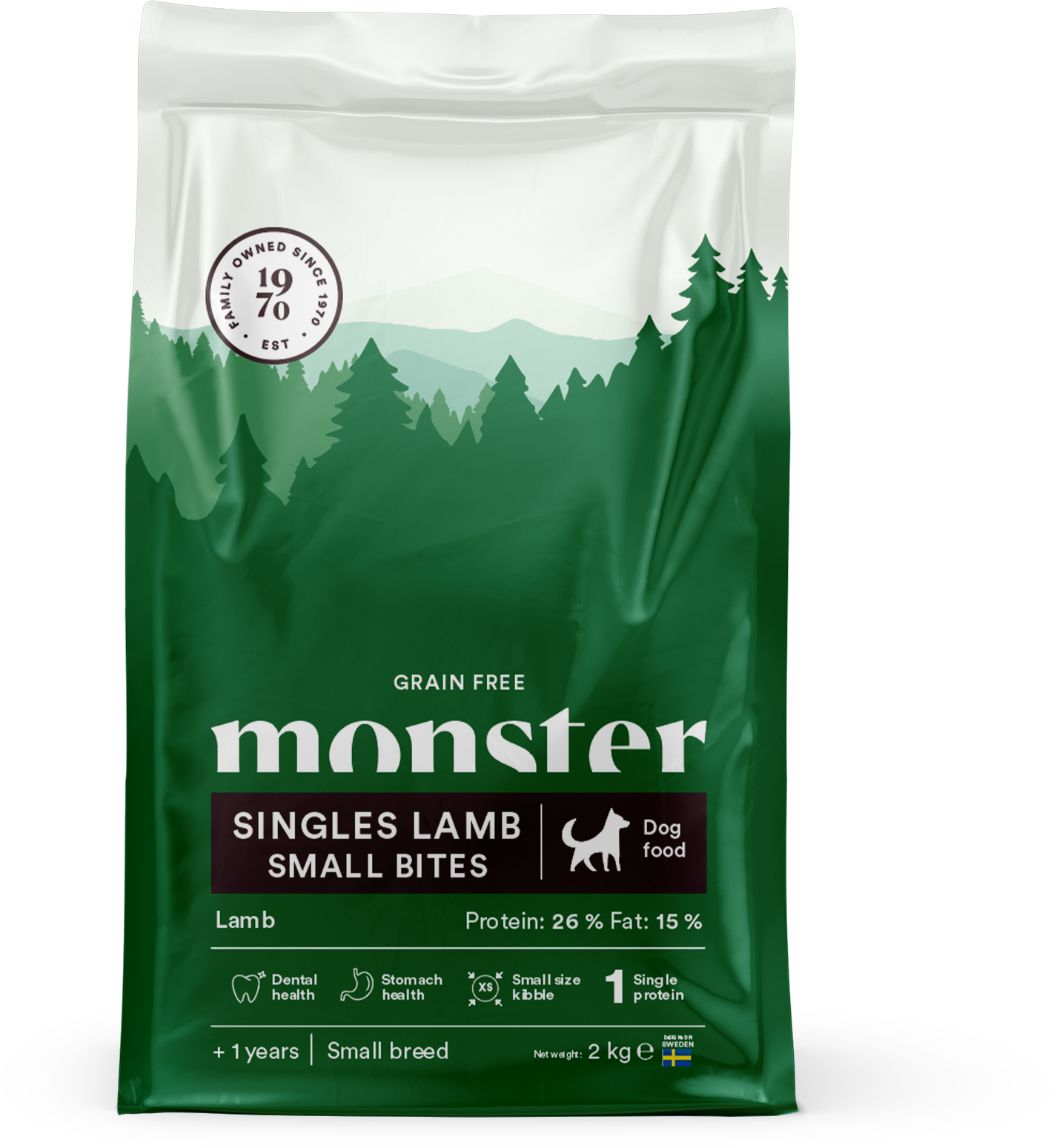 Monster Grain Free Singles Lamb Small Bites