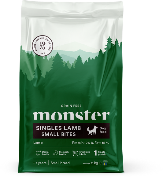 Monster Grain Free Singles Lamb Small Bites