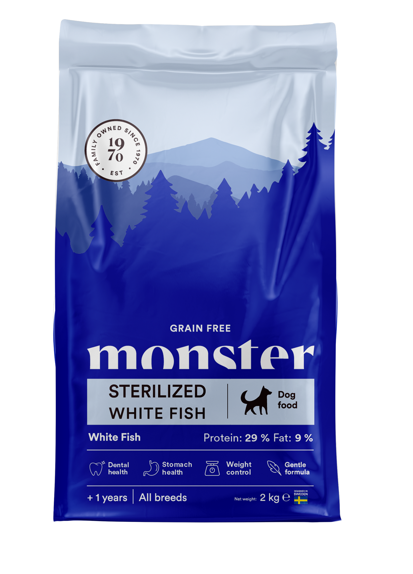 Monster Grain Free Sterilized White Fish