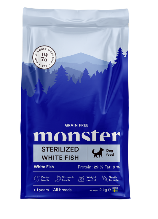 Monster Grain Free Sterilized White Fish