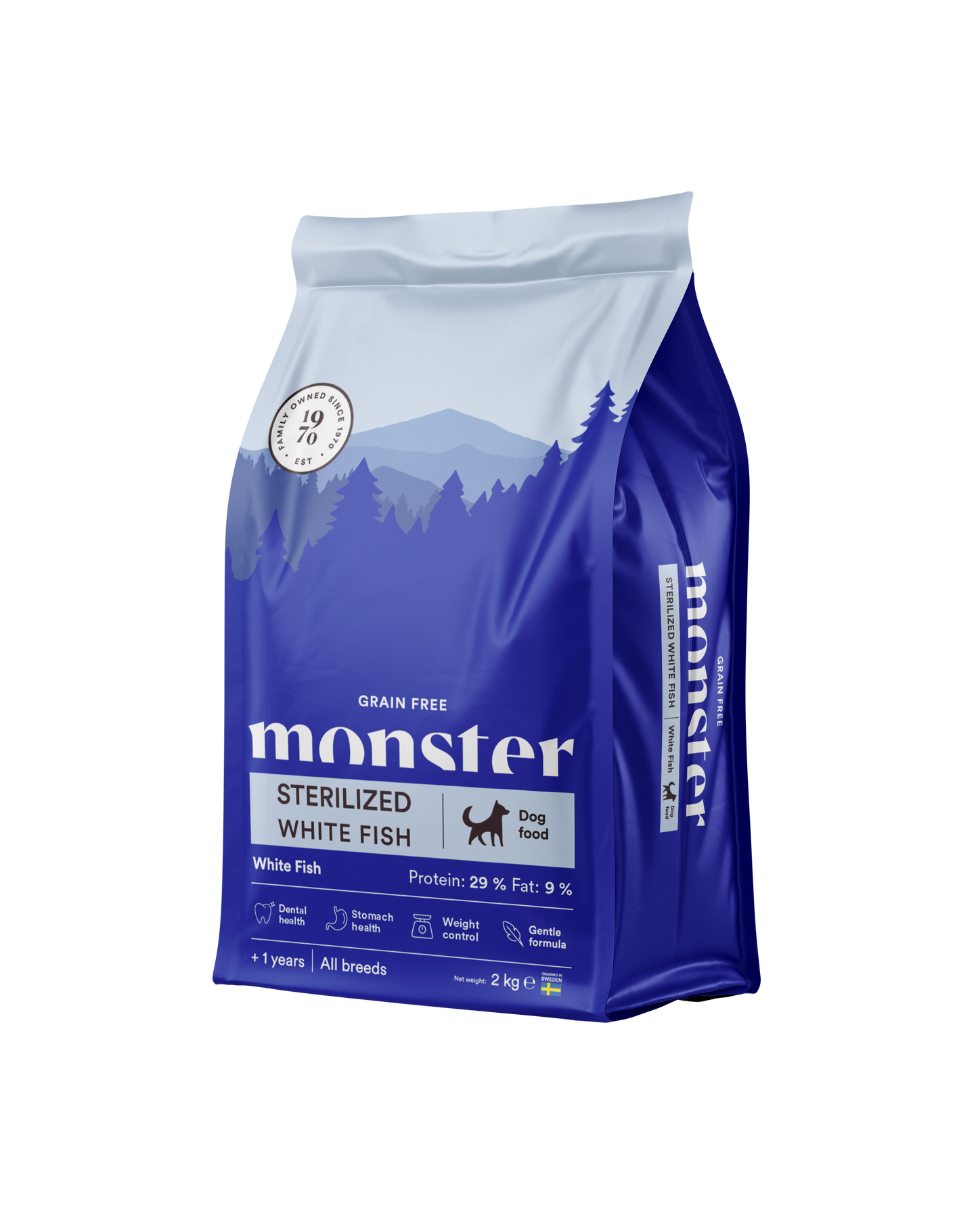 Monster Grain Free Sterilized White Fish