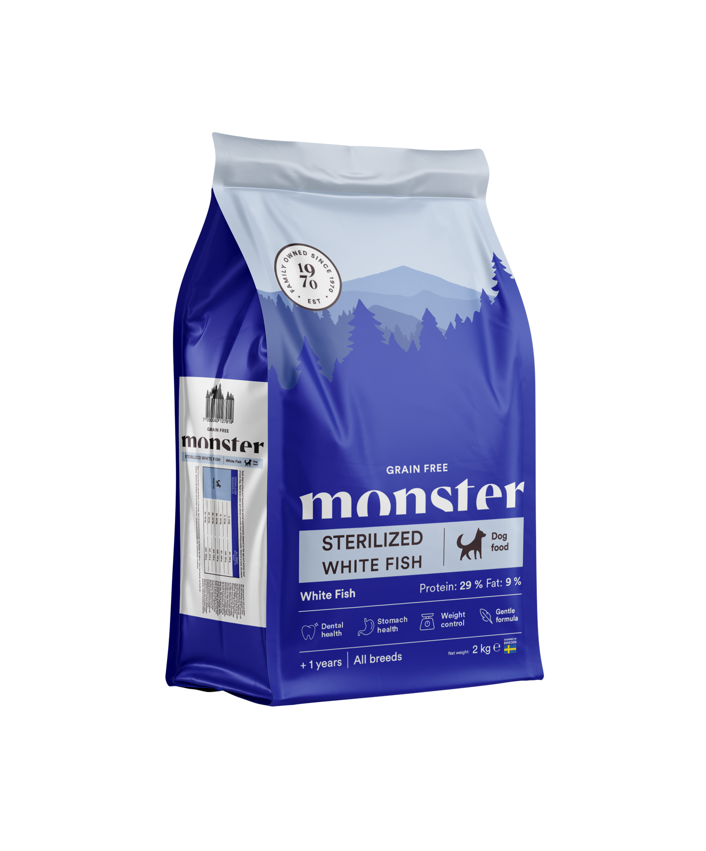 Monster Grain Free Sterilized White Fish