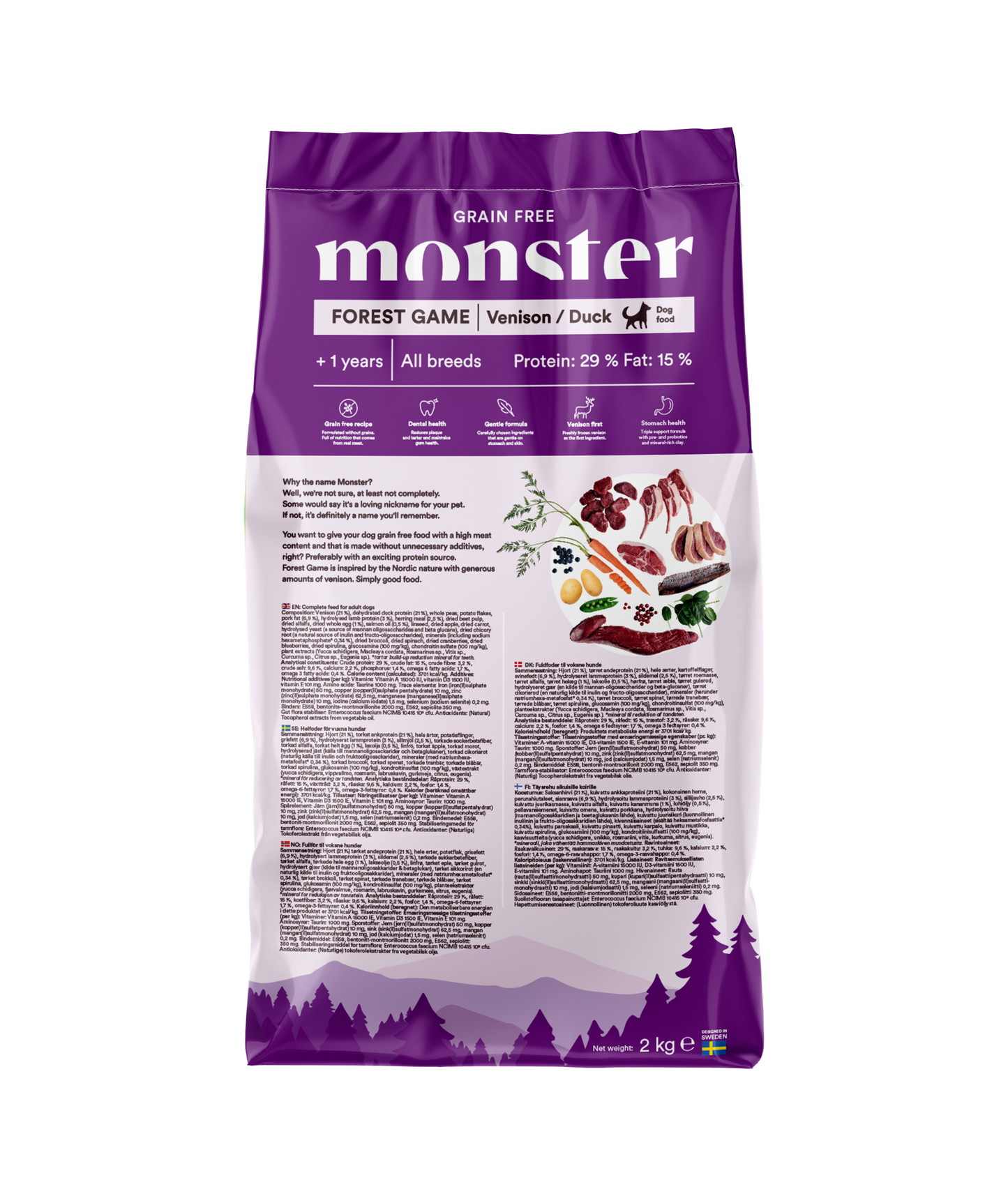 Monster Grain Free Forest Game
