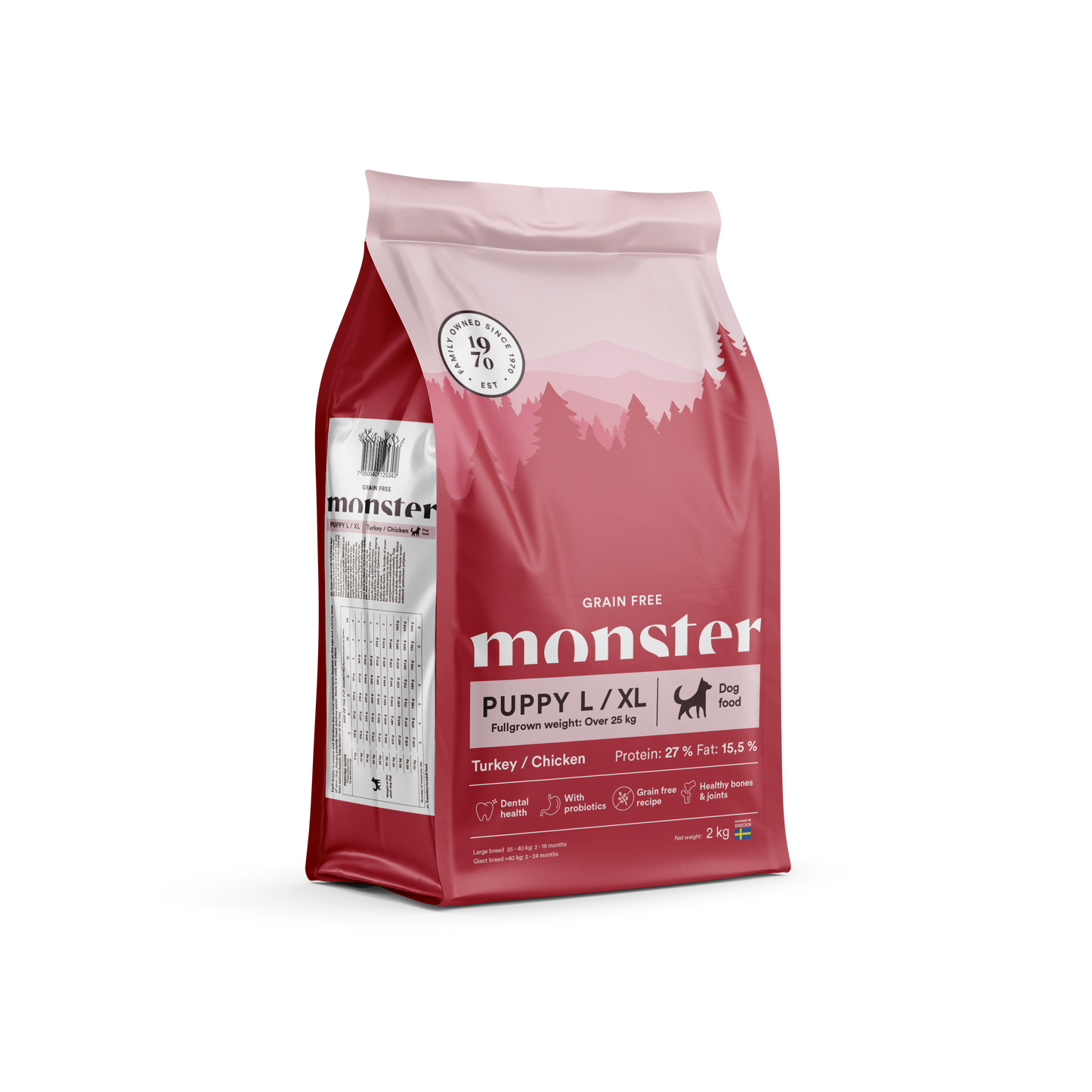Monster Grain Free Puppy L/XL Turkey/Chicken