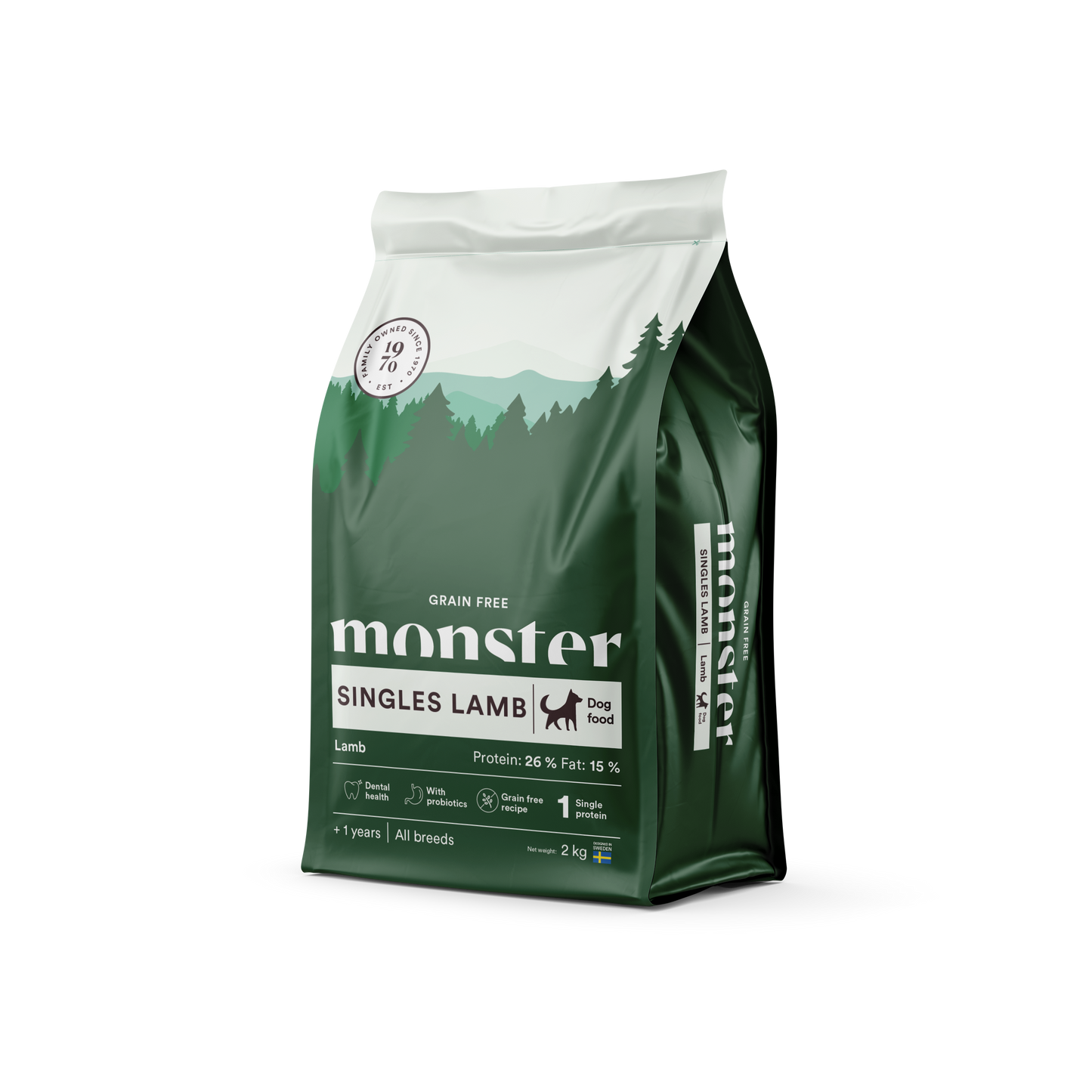 Monster Grain Free Singles Lamb