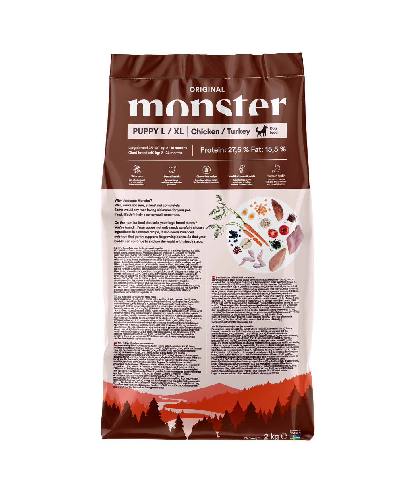 Monster Original Puppy L/XL Chicken/Turkey