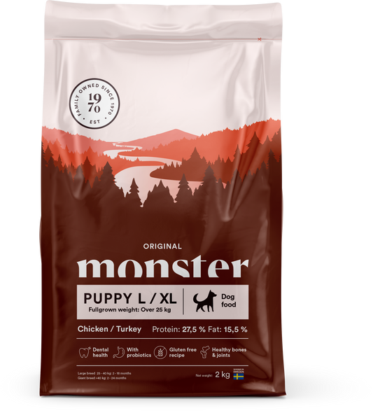 Monster Original Puppy L/XL Chicken/Turkey