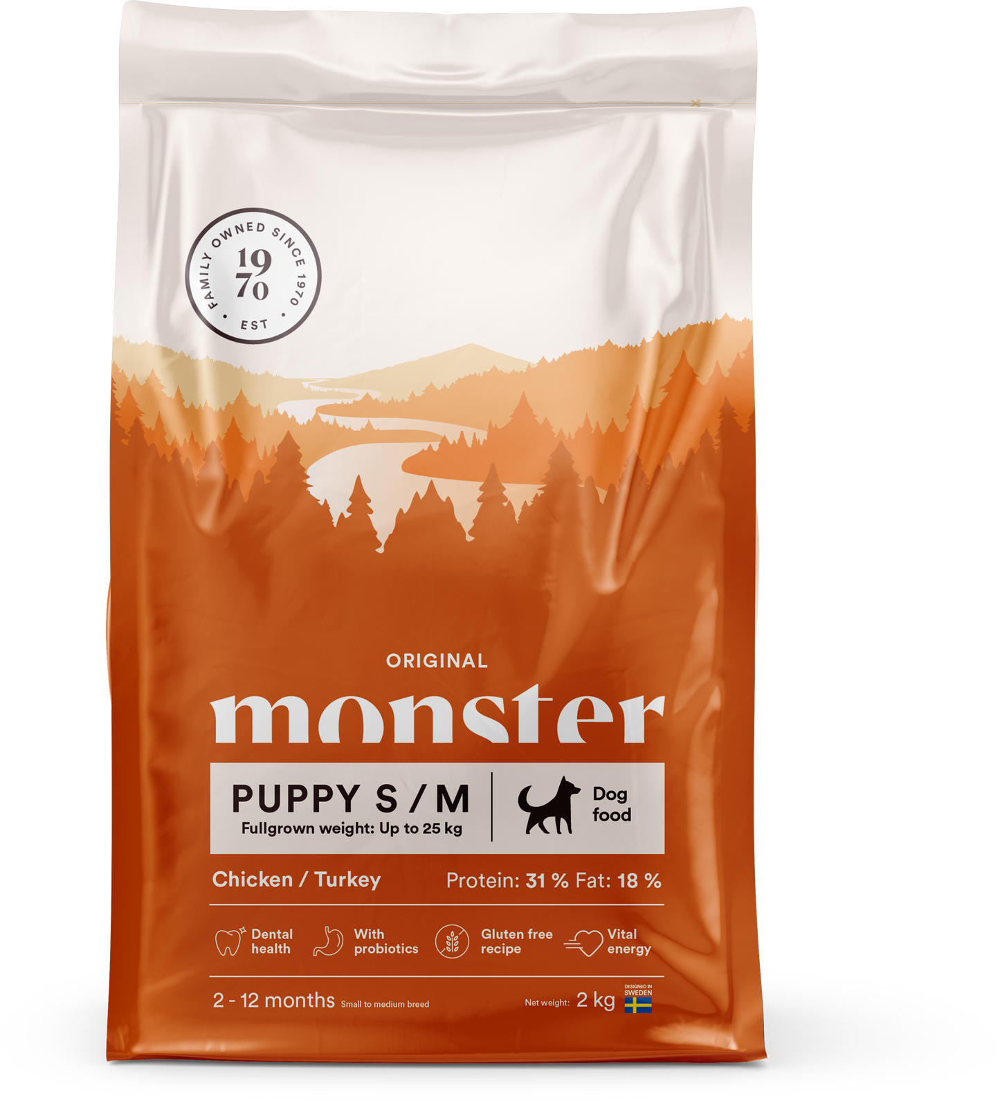 Monster Original Puppy S/M Chicken/Turkey