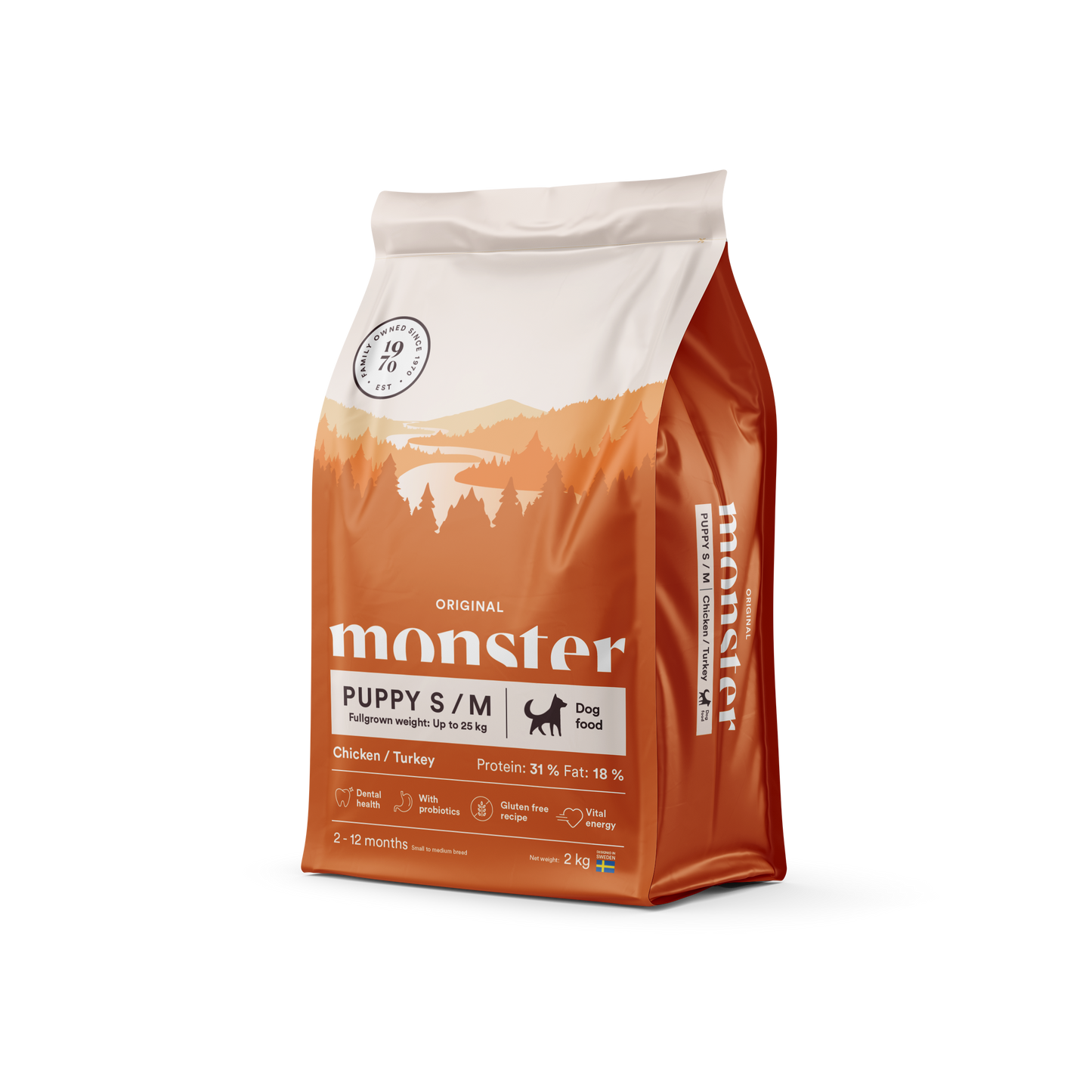 Monster Original Puppy S/M Chicken/Turkey